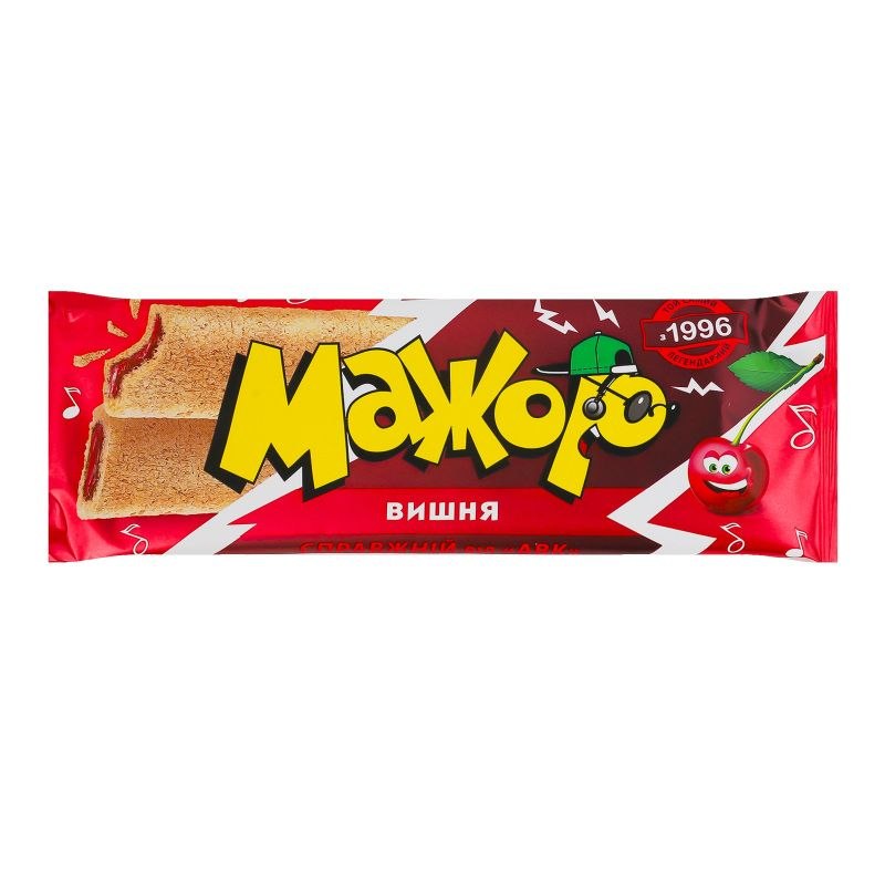 Злакові батончики АВК Мажор вишня 49г